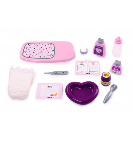 SMOBY 220341 Кейс Smoby Toys Baby Nurse Прованс с аксессуарами для кормления и ухода SMOBY 220341 Кейс Smoby Toys Baby Nurse Прованс с аксессуарами для кормления и ухода