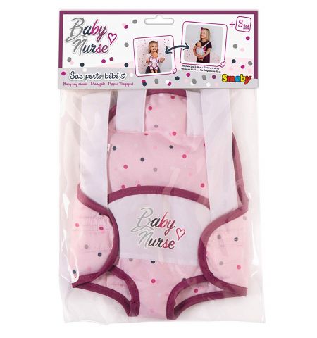 SMOBY 220351 Эргономичная переноска для куклы Violette Baby Nurse Smoby SMOBY 220351 Эргономичная переноска для куклы Violette Baby Nurse Smoby