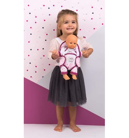 SMOBY 220351 Эргономичная переноска для куклы Violette Baby Nurse Smoby SMOBY 220351 Эргономичная переноска для куклы Violette Baby Nurse Smoby