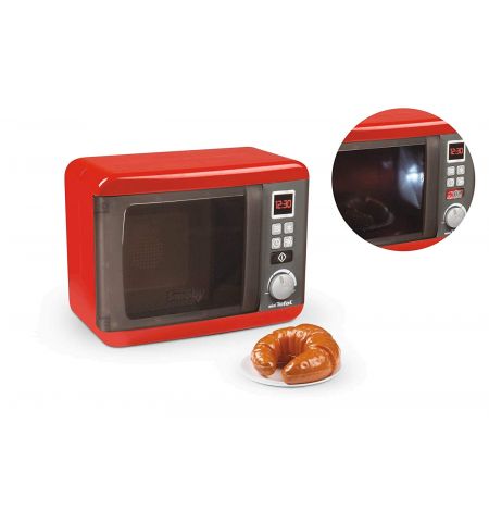 SMOBY 310586 Электронная микроволновая печь Tefal Elec Micro Wave Smoby со звуками, подсветкой и 2 аксессуарами