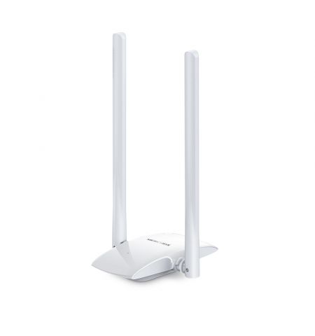 MERCUSYS MW300UH 300Mbps High Gain Wireless USB Adapter,SPEED: 300 Mbps at 2.4 GHz,SPEC: 2× High Gain External Antennas, Micro USB 2.0 FEATURE: Deskto