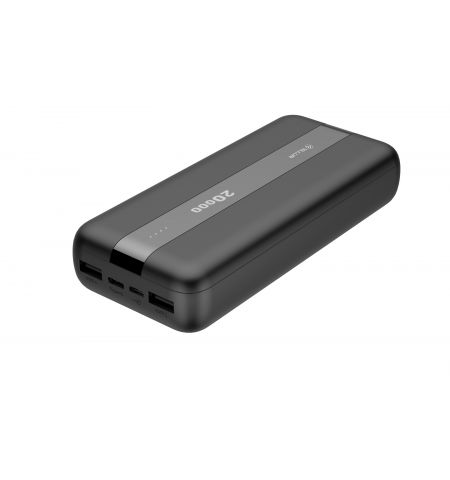 20000mAh Powerbank - Tellur PBC203  2xUSB+Type-C+MicroUSB, negru TLL158311