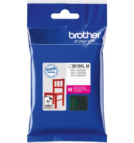 Brother original ink LC-3619XLM, magenta, 1500str., Brother MFCJ2330, 3530, 3930