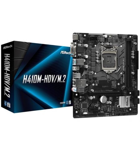 MB ASRock H510M-HDV/M.2, Socket 1200, Intel H510, (11/10th Gen CPU) Dual 2xDDR4-3200, CPU Intel graphics, VGA, DVI, HDMI, 1 x Ultra M.2, 1 x PCIe 4.0