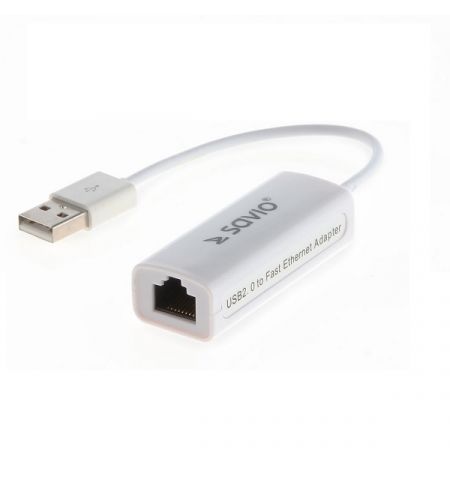 Adapter USB 2.0 to 100 Mbps Ethernet Network SAVIO CL-24