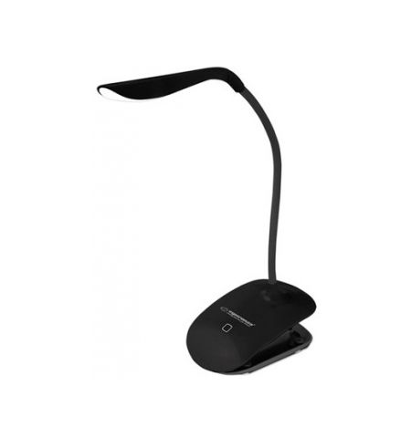 Desk Lamp Esperanza DENEB ELD104K Black, 14 LED’s, Touch switch, 3 levels of brightness, Light color: 5500K, Flexible arm, Retaining clip, Built-in ey