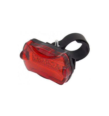 Bike Tail Led Light Esperanza EOT008 HELVETIOS, 5 powerful LED, strong red light, 7 lighting mode, splash resistant, Power supply: 2 AAA batteries, no