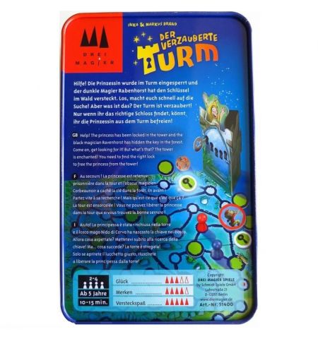 Cutia BG-130792 Настольная игра Schmidt Spiele Заколдованной башня Cutia BG-130792 Настольная игра Schmidt Spiele Заколдованной башня