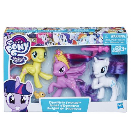 HASBRO My Little Pony E0172 - Набор 3 figurine Equestria Friends II