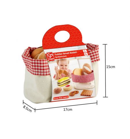 HAPE E3168A - Игрушечная корзинка для хлеба Toddler Bread Basket