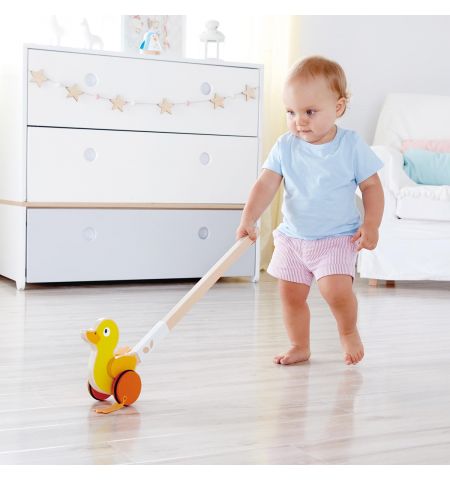 Hape E0357A Деревянная игрушка Ducky Push Pal Hape E0357A Деревянная игрушка Ducky Push Pal