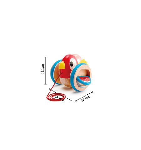HAPE E0360A - Деревянная игрушка Baby Bird Pull Along HAPE E0360A - Деревянная игрушка Baby Bird Pull Along