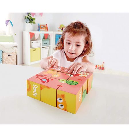 Hape E0452A Кубики-пазлы Friendship Puzzle Blocks