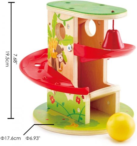 HAPE E0508A - Деревянная игрушка - Jungle Press And Slide HAPE E0508A - Деревянная игрушка - Jungle Press And Slide