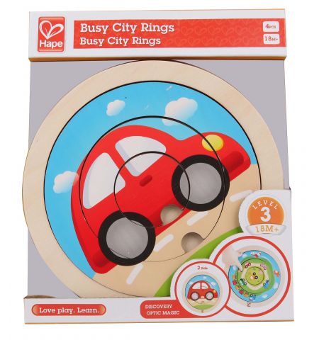 Hape E1605A Пазл Spinning Transport Puzzle