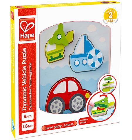 Hape E1607A Пазл Dynamic Vehicle