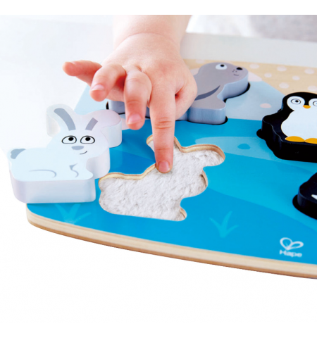 HAPE E1620A Тактильный сортер - Полярные животные