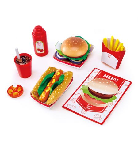 HAPE E3160B -  Игровой набор Hape Kid&#x27;s Fast Food Set