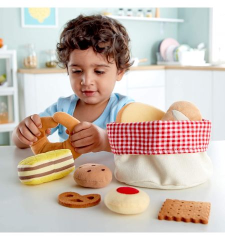 HAPE E3168A - Игрушечная корзинка для хлеба Toddler Bread Basket
