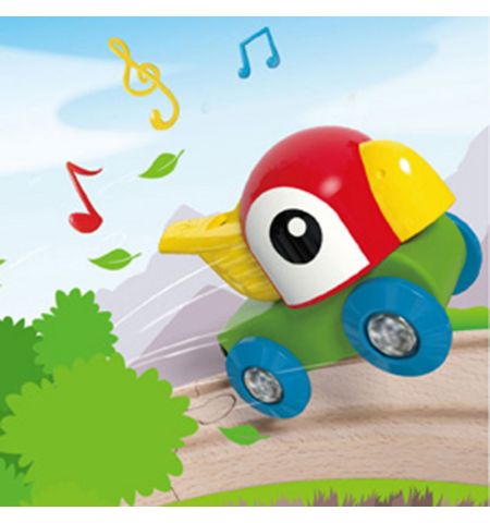 Hape E3808A Машинка-попугай Whistling Parrot Engine