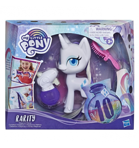 HASBRO My Little Pony E9104 - Игровой набор Magical Mane Rarity Toy, 16 см