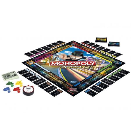 Hasbro Monopoly E7033 Игра настольная ,,Монополия Гонка'' Hasbro Monopoly E7033 Игра настольная ,,Монополия Гонка''