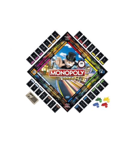 Hasbro Monopoly E7033 Игра настольная ,,Монополия Гонка&#x27;&#x27;