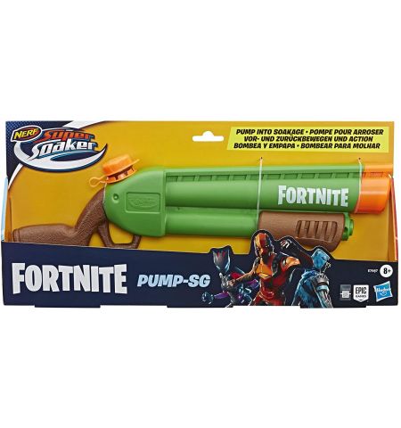 Hasbro Nerf E7647 Водный бластер ,,Super soaker Fortnite Pump SG'' Hasbro Nerf E7647 Водный бластер ,,Super soaker Fortnite Pump SG''