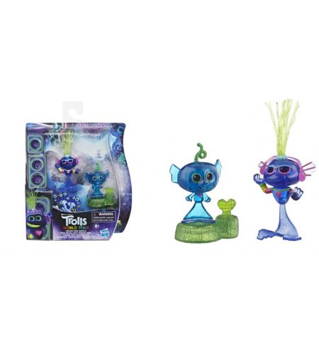 Hasbro TROLLS E7955 - Игровой набор из 2 Фигурок Тролли "Techno Reef Bobble"/"Techno Rock City"