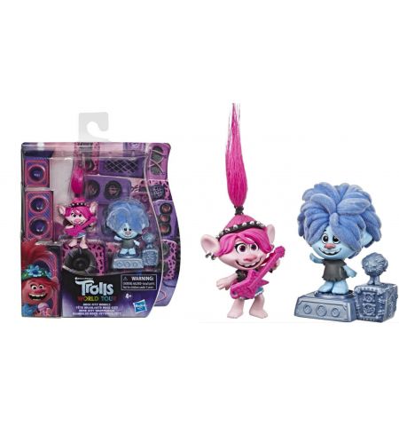 Hasbro TROLLS E7955 - Игровой набор из 2 Фигурок Тролли "Techno Reef Bobble"/"Techno Rock City"