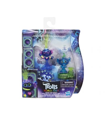 Hasbro TROLLS E7955 - Игровой набор из 2 Фигурок Тролли "Techno Reef Bobble"/"Techno Rock City"