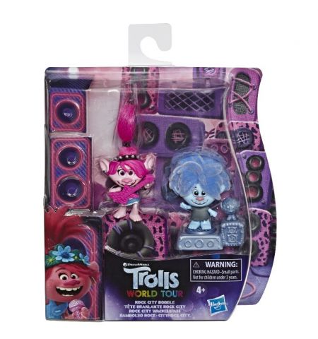 Hasbro TROLLS E7955 - Игровой набор из 2 Фигурок Тролли "Techno Reef Bobble"/"Techno Rock City"