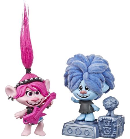 Hasbro TROLLS E7955 - Игровой набор из 2 Фигурок Тролли "Techno Reef Bobble"/"Techno Rock City"