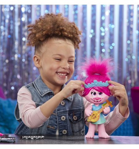 Hasbro TROLLS E9411- Кукла Тролли "Поющая Розочка"