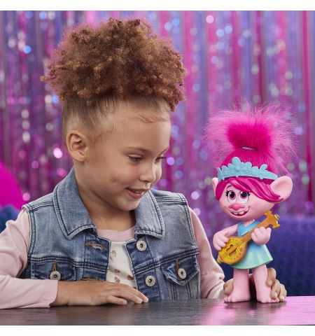 Hasbro TROLLS E9411- Кукла Тролли "Поющая Розочка"