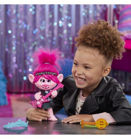 Hasbro TROLLS E9411- Кукла Тролли "Поющая Розочка"
