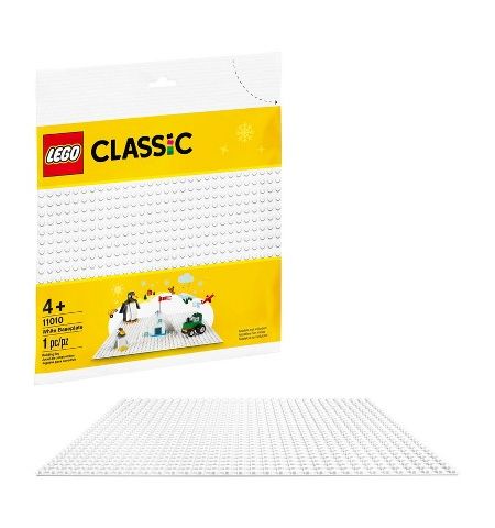 Lego Classic 11010 Белая базовая пластина