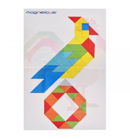 Magneticus MM-015 Миди-Мозаика Петух, 316 элементов, 10 цветов Magneticus MM-015 Миди-Мозаика Петух, 316 элементов, 10 цветов