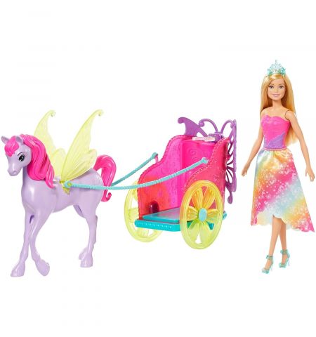 Mattel Barbie Dreamtopia GJK53 Набор игровой ,,Сказочный экипаж с единорогом" Mattel Barbie Dreamtopia GJK53 Набор игровой ,,Сказочный экипаж с единорогом"