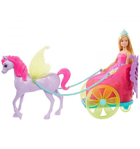 Mattel Barbie Dreamtopia GJK53 Набор игровой ,,Сказочный экипаж с единорогом" Mattel Barbie Dreamtopia GJK53 Набор игровой ,,Сказочный экипаж с единорогом"