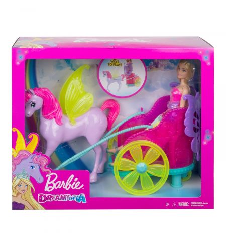 Mattel Barbie Dreamtopia GJK53 Набор игровой ,,Сказочный экипаж с единорогом" Mattel Barbie Dreamtopia GJK53 Набор игровой ,,Сказочный экипаж с единорогом"
