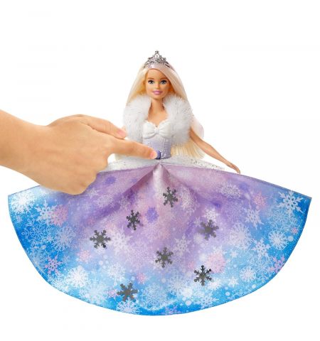 Mattel Barbie Dreamtopia GKH26 Интерактивная кукла ,,Снежная принцесса&#x27;&#x27;