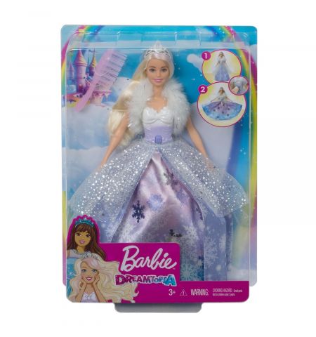 Mattel Barbie Dreamtopia GKH26 Интерактивная кукла ,,Снежная принцесса&#x27;&#x27;