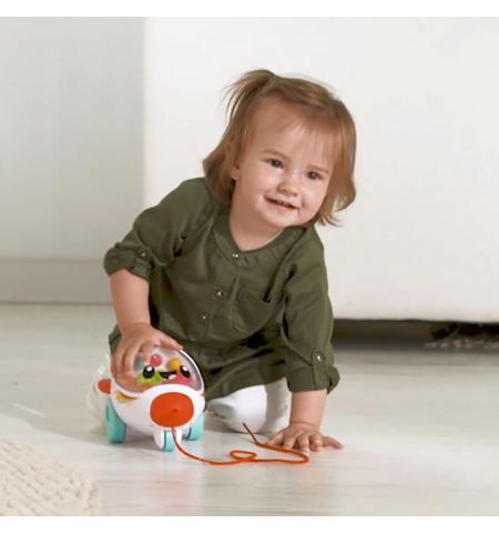 Mattel Fisher-Price GCV74 Игрушка-каталка ,,Веселая ракета'' Mattel Fisher-Price GCV74 Игрушка-каталка ,,Веселая ракета''