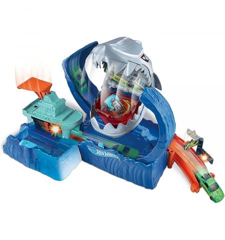 Mattel Hot Wheels GJL12 Трек ,,Голодная Акула-робот&#x27;&#x27;