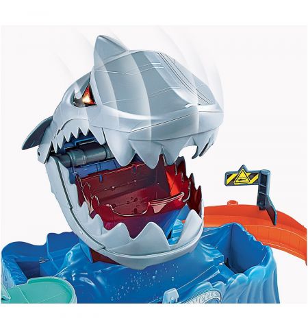 Mattel Hot Wheels GJL12 Трек ,,Голодная Акула-робот'' Mattel Hot Wheels GJL12 Трек ,,Голодная Акула-робот''