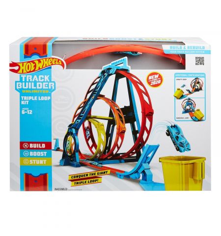 Mattel Hot Wheels GLC96 Трек ,,Конструктор трасс: Тройная петля" Mattel Hot Wheels GLC96 Трек ,,Конструктор трасс: Тройная петля"