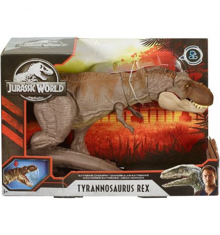 Mattel Jurassic World GLC12 Интерактивная фигурка динозавра ,,Опасный Ти-рекс"