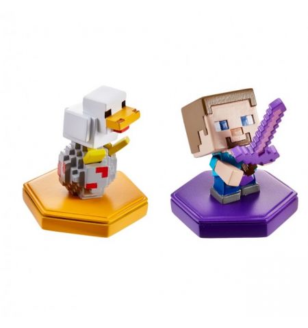 Mattel Minecraft GKT41 Набор из 2 коллекционных мини-фигурок