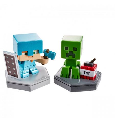 Mattel Minecraft GKT41 Набор из 2 коллекционных мини-фигурок